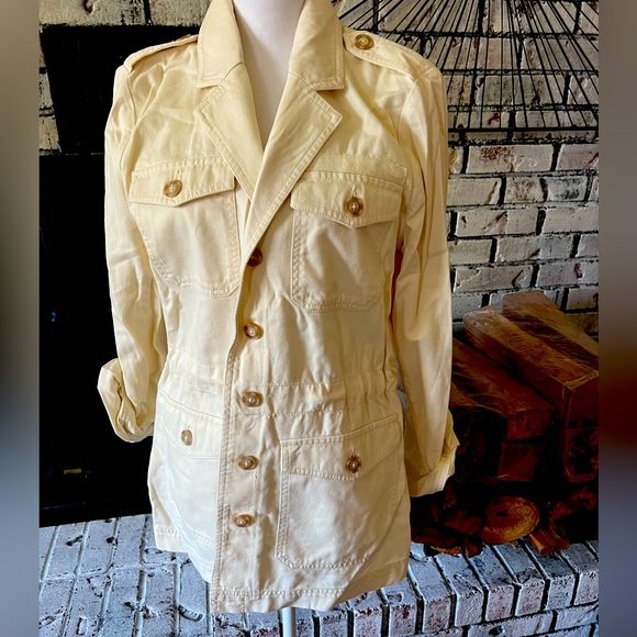 LOFT Cream Utility Jacket - Picture 1 of 3
